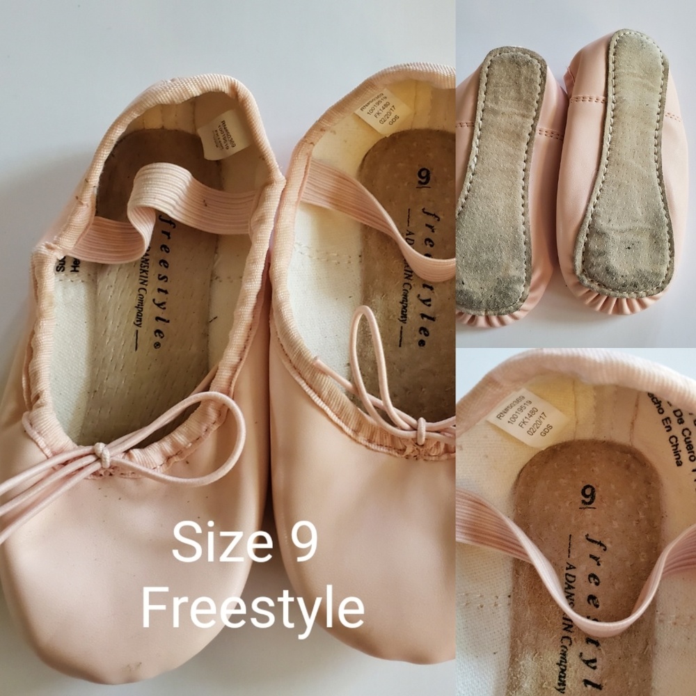 Freestyle Size 9 Child's Ballet Slippers